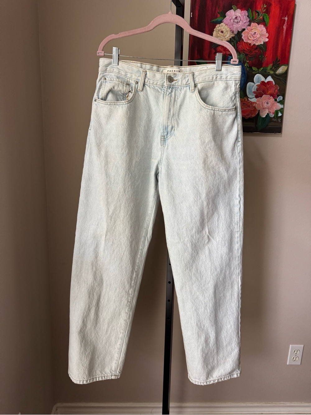 Pacsun men’s baggy light wash jeans